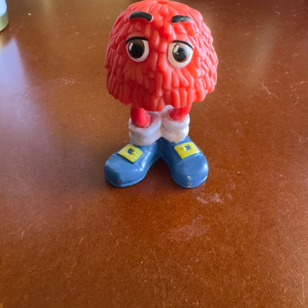 Vintage 1989 Mcdonald's‎ Fry Guys Red Head Blue Shoes PVC Figurine Cake Topper